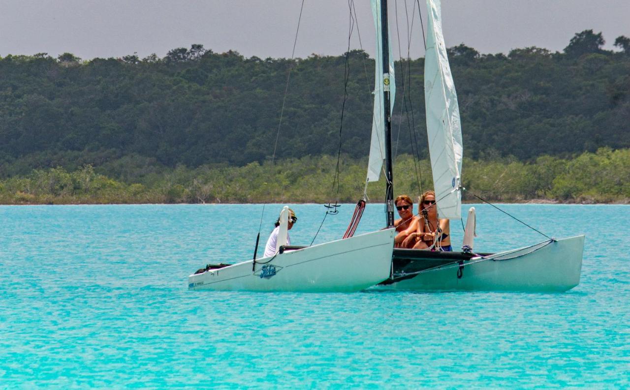 El Buho Lagoon Bacalar Eksteriør bilde
