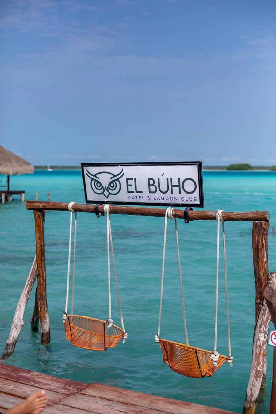 El Buho Lagoon Bacalar Eksteriør bilde